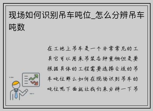 现场如何识别吊车吨位_怎么分辨吊车吨数